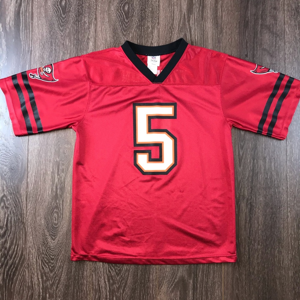 NFL Tampa Bay Buccaneers Josh Freeman #5 Boys Red Football Team Jersey Size XXL